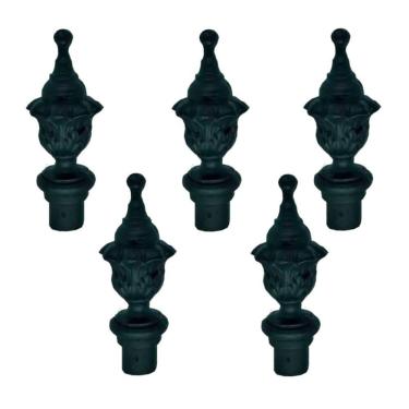 Imagem de Kit 5 Pinhas Ferro Fundido N10 P/ Grade Portão Sacada Muro