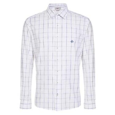 Imagem de Camisa Dudalina Branco Slim Ft Space Dye-Masculino