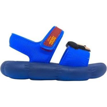 Imagem de Sandália Infantil Menino Papete Casual Dia a Dia Passeio Escola Disney Pump Puff Conforto Grendene K-Feminino