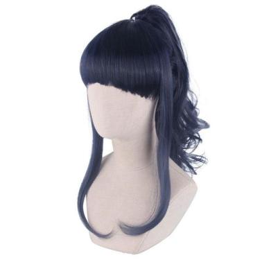 Imagem de Peruca de cosplay Hyugas Hiatas Anime Costume de 40 cm de cabelo sinté
