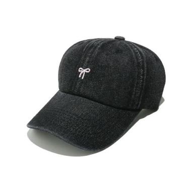 Imagem de Boné de beisebol de algodão estilo jeans com bordado minimalista - Yiw