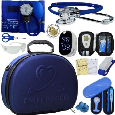 Imagem de Kit Enfermagem Maleta Medica Super Luxo Completa Promocao - Love Saude