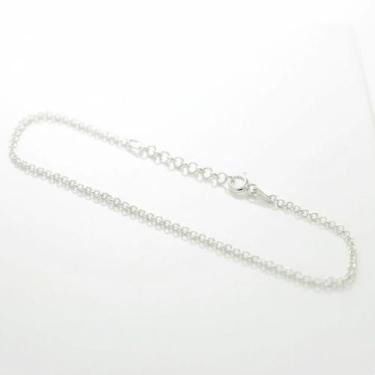 Imagem de Tornozeleira Prata Legítima 925 Elo Português - Loajs La&Ny