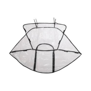 Imagem de Capa De Chuva Universal Para Carrinho De Bebê Transparente E Respiráve