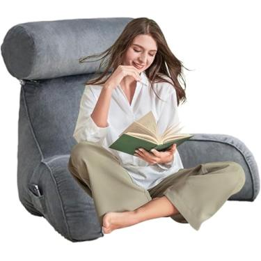 Imagem de Almofada De Leitura Confortável, Almofada De Apoio Lombar, Almofada De Apoio Ao Encosto, Rolo De Pescoço, Lombar Traseira, Almofada De Suporte De Encosto De Cabeceira, Perfeita Para Sentar,