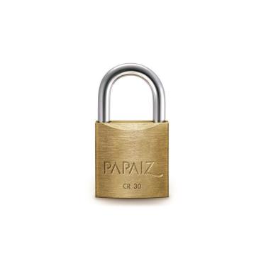 Imagem de Cadeado Cr30 Latão Dourado 30mm - Papaiz