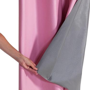 Imagem de Cortina Blecaute Sala Quarto Banheiro Escritório 1,10m X 1,30m Rosa