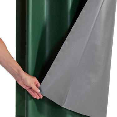 Imagem de Cortina Blecaute Sala Quarto Banheiro Escritório 1,10m X 1,30m Verde