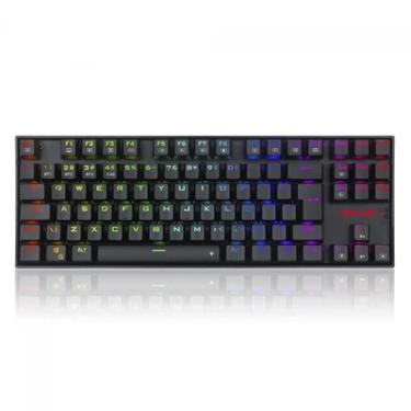 Imagem de Teclado Redragon Kumara Pro, RGB,Sem Fio, Preto, Switch Blue