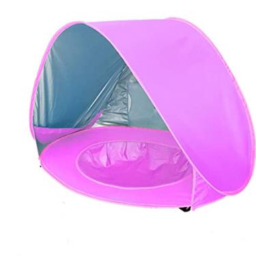 Imagem de Barraca de praia para bebês – FPU 50+ abrigo solar fácil de configurar – barraca de proteção UV com sistema pop-up para fácil utilização e transporte, acessórios de verão para bebês na praia Dobooo