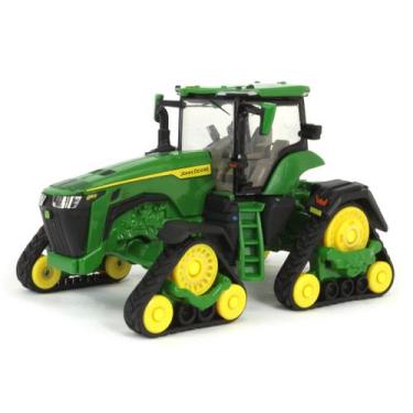 Imagem de Miniatura Trator John Deere 8RX 370 com Esteiras 1:64 ERTL, Verde