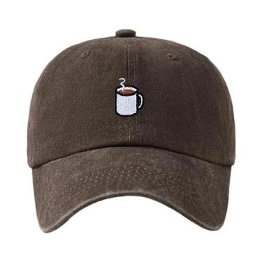 Imagem de Boné De Beisebol Retrô Lavado Ajustável Com Aba Curva Estilo Hip Hop C