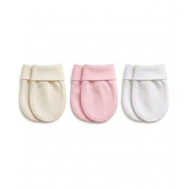 Imagem de Luva para Bebê Suedine 100% Algodão Antialérgico - Par Avulso ou Kit 3