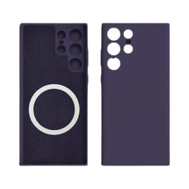 Imagem de Capa Magnética De Silicone Líquido Para Carregamento Sem Fio Magsafe P