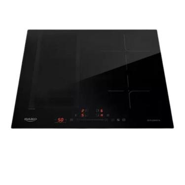 Imagem de Dako Cooktop Indução 4 Bocas Preto Diplomata 220V com Zona Flexível e 