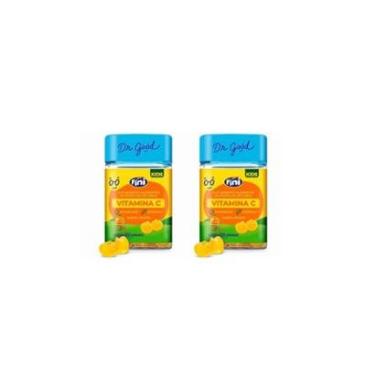 Imagem de Kit 2 Fini Vitamina C Kids Sabor Laranja 2x60 Gomas Dr Good-Unissex