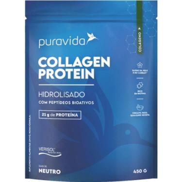Imagem de Colageno Protein Neutro 450g - PuraVida-Unissex