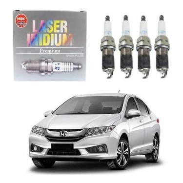 Imagem de Jogo de Velas de Ignição Original NGK Iridium - Honda City 1.5 de 2014