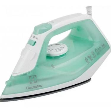 Imagem de Ferro de Passar Roupas a Vapor Electrolux 1500W Antiaderente Verde 220