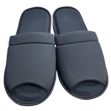 Imagem de Pantufa masculina aberta chinelo de quarto do 39 ao 48 confortável - c