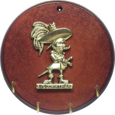 Imagem de Porta Chaves Mosqueteiro Fiel Timão - Decoração Artesanal Sustentável 