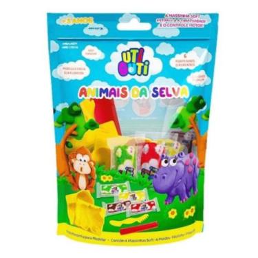 Imagem de Kit Massinha Soft Completo UTI GUTI, Animais da Selva