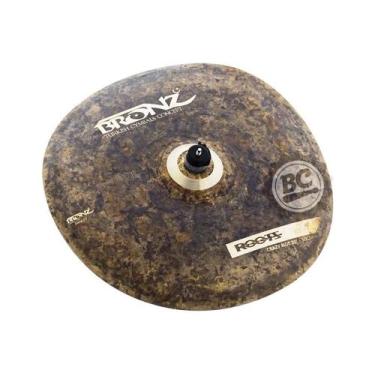 Imagem de Crash Ride Bronz Cymbals Roots Crazy Trash 20 com shape torto em Bronz