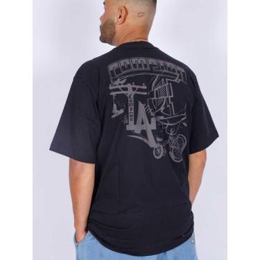 Imagem de Camiseta Masculina Oversized Compton Lowbike Legacy, Preto, G1