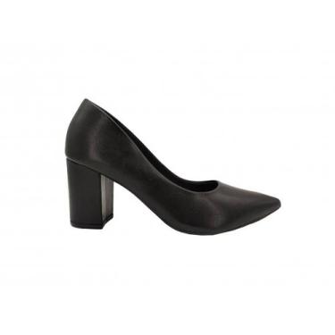 Imagem de Sapato Scarpin Via Marte Feminino 23-12307-01 , Preto, 38