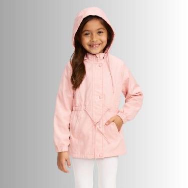 Imagem de Jaqueta c/ Capuz Infantil/Juvenil Menina Safira Kids, 14, Rosa