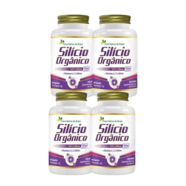 Imagem de 4x Silício Orgânico E Vitaminas 60 Cápsulas Flora Nativa - Flora Nativ