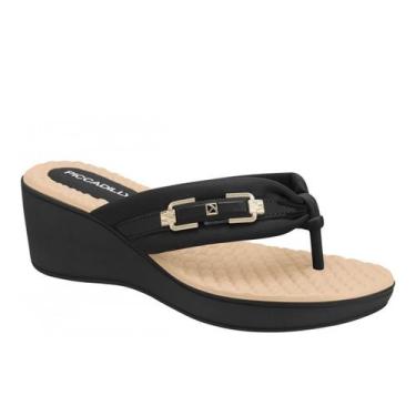Imagem de Tamanco Piccadilly 540379 Feminino, Preto, 37