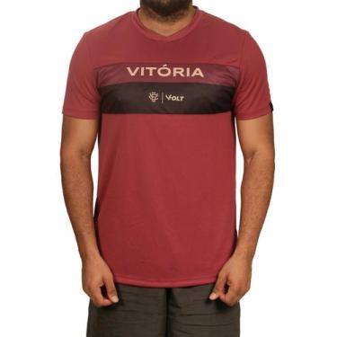 Imagem de Camisa Vitória Atleta Concentração Original Volt Dry Ray, Bordô, P