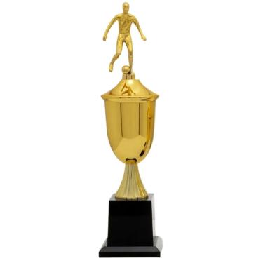 Imagem de Troféu de Futebol Vitória Vencedor 401601 para Premiações Esportivas Dourado 50cm
