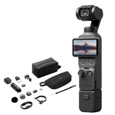 Imagem de Câmera Compacta DJI Osmo Pocket 4 Creator Combo Sensor 1 Polegada 4K 240fps Gimbal 3 Eixos
