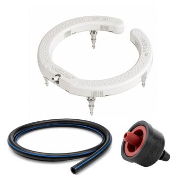 Imagem de Kit de Irrigação por Gotejamento Net Bow 4 Saídas com Microtubo 5MM e Bico Gotejador 8L-H Netafim