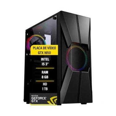 Imagem de PC Gamer i5 3º SSD120Gb Memória 8Gb Hd 1TB GTX 1650 - AMORIM SHOP