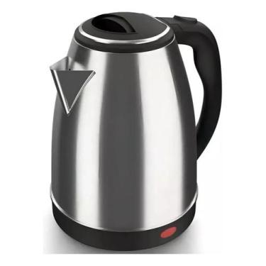 Imagem de Chaleira Elétrica De Aço Inox 1.8l De 110v Ferve Água Rápido Prateado 