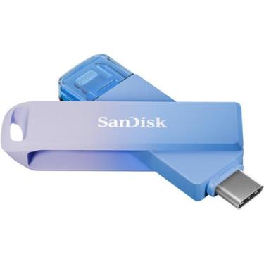 Imagem de Pendrive sandisk 256gb creator phone usb-c / lightning sdixd0n-256g-gn