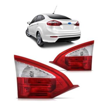 Imagem de Lanterna Traseira Fiesta New Sedan 2013 A 2018 Mala Bicolor - Tyc, Lad