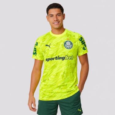Imagem de Camisa Puma Palmeiras Goleiro III 2026 Patch Libertadores, M