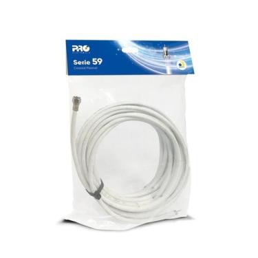 Imagem de Kit De Instalação Antena Cabo Coaxial Rg59 15 Metros - Proeletronic