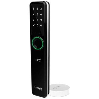 Imagem de Fechadura Smart Embutir Intelbras IFR 7001+ Senha Tag Dgital, Preto