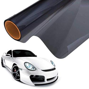 Imagem de Insulfilm Automotivo G5 Grafite Fundo Preto Tintado 15m World Film