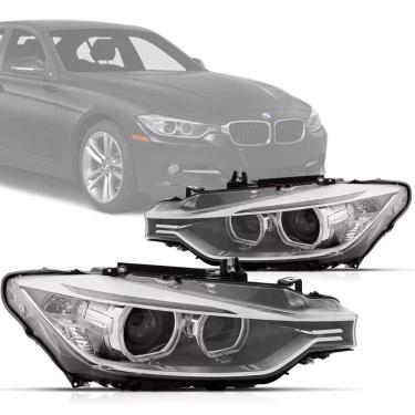Imagem de Par Farol Eletrico Bmw S3 2012 2013 2014 2015 Tyc