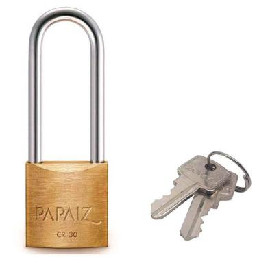 Imagem de Cadeado N°30 Haste Longa 70MM Em Latão CR-30/70 PAPAIZ
