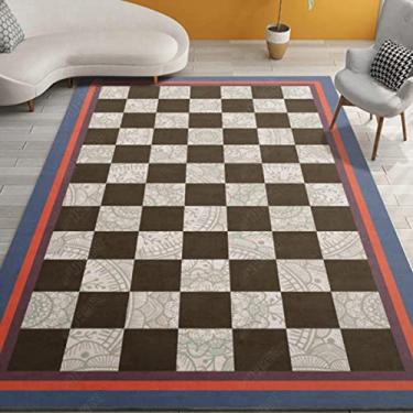 Imagem de Tapetes de área grande para decoração de interiores para meninos e meninas, quarto de crianças, tapete de chão antiderrapante de fibra de poliéster, tapete de ioga, sofá de veludo de cristal sem pelos para sala de estar