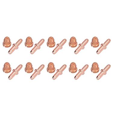 Imagem de Kit de ponta de eletrodo, cortador de plasma bom desempenho durável combinação perfeita fácil de operar artesanato para ambientes externos para trabalhadores