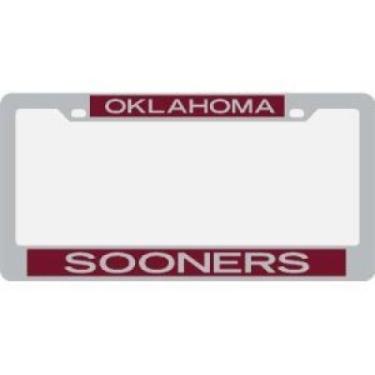 Imagem de WinCraft Oklahoma, University of S26010 LIC PLT Moldura S/L metálica