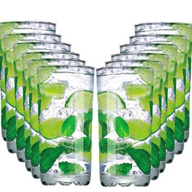 Imagem de Jogo Copos Água Suco Mirage Long Drink Vidro 300ml 12 Pcs - Ruvolo